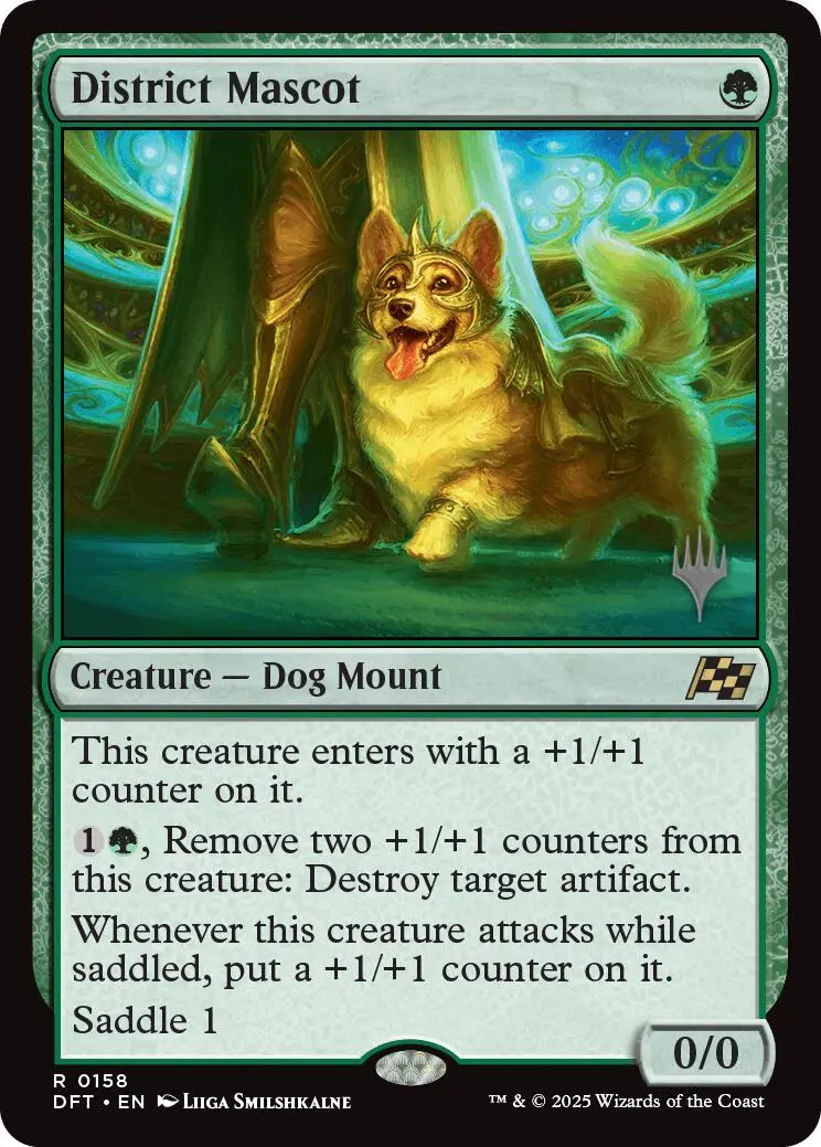 District Mascot (Promo Pack) [Aetherdrift Promos] 1