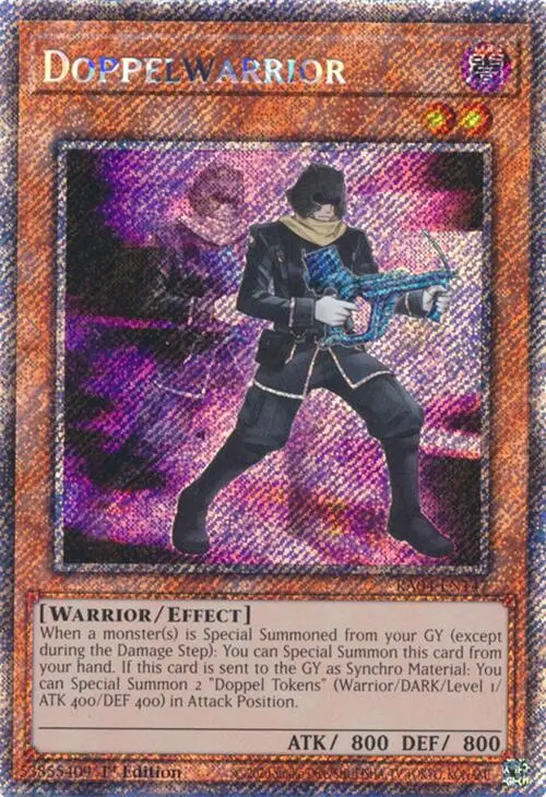 Doppelwarrior [Ra04-En147] Platinum Secret Rare 1