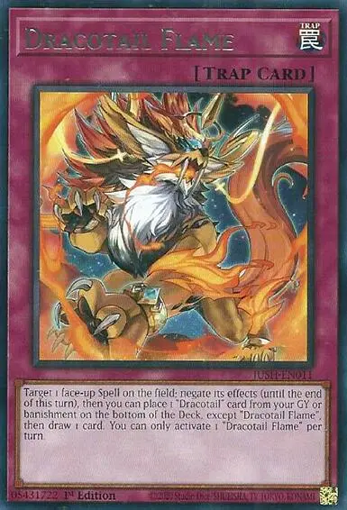 Dracotail Flame [Jush-En011] Rare 1