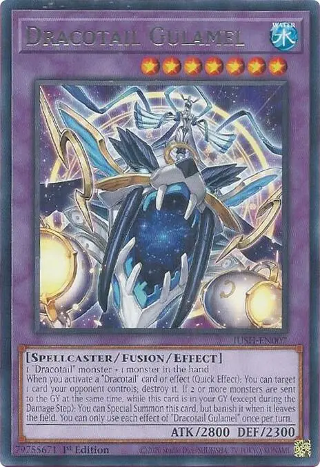 Dracotail Gulamel [Jush-En007] Rare 1