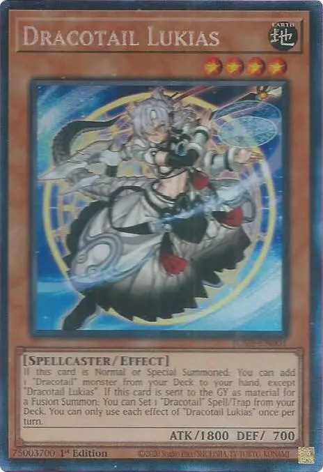 Dracotail Lukias (Cr) [Jush-En001] Collector's Rare 1