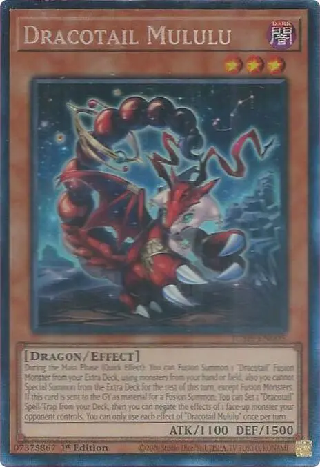 Dracotail Mululu (Cr) [Jush-En005] Collector's Rare 1