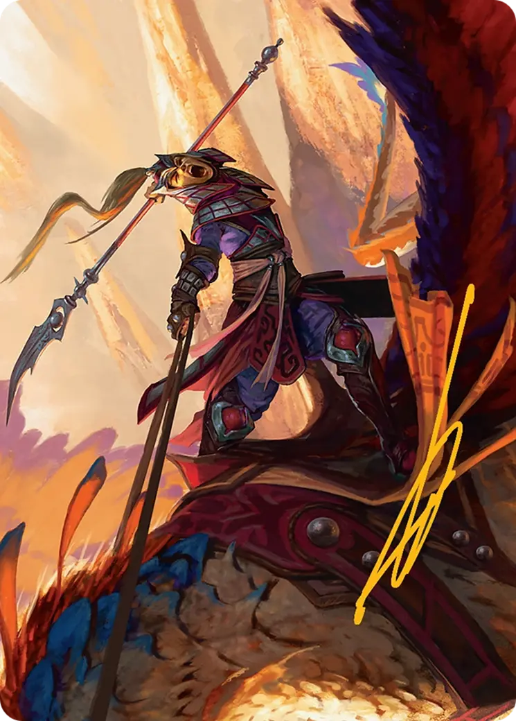 Dragonback Lancer Art Card (3/54) [Tarkir: Dragonstorm Art Series] 1