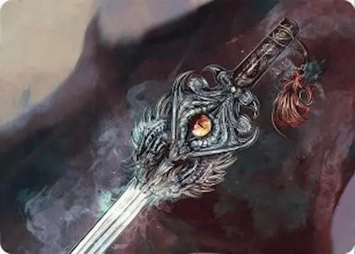 Dragonfire Blade Art Card (40/54) [Tarkir: Dragonstorm Art Series] 1