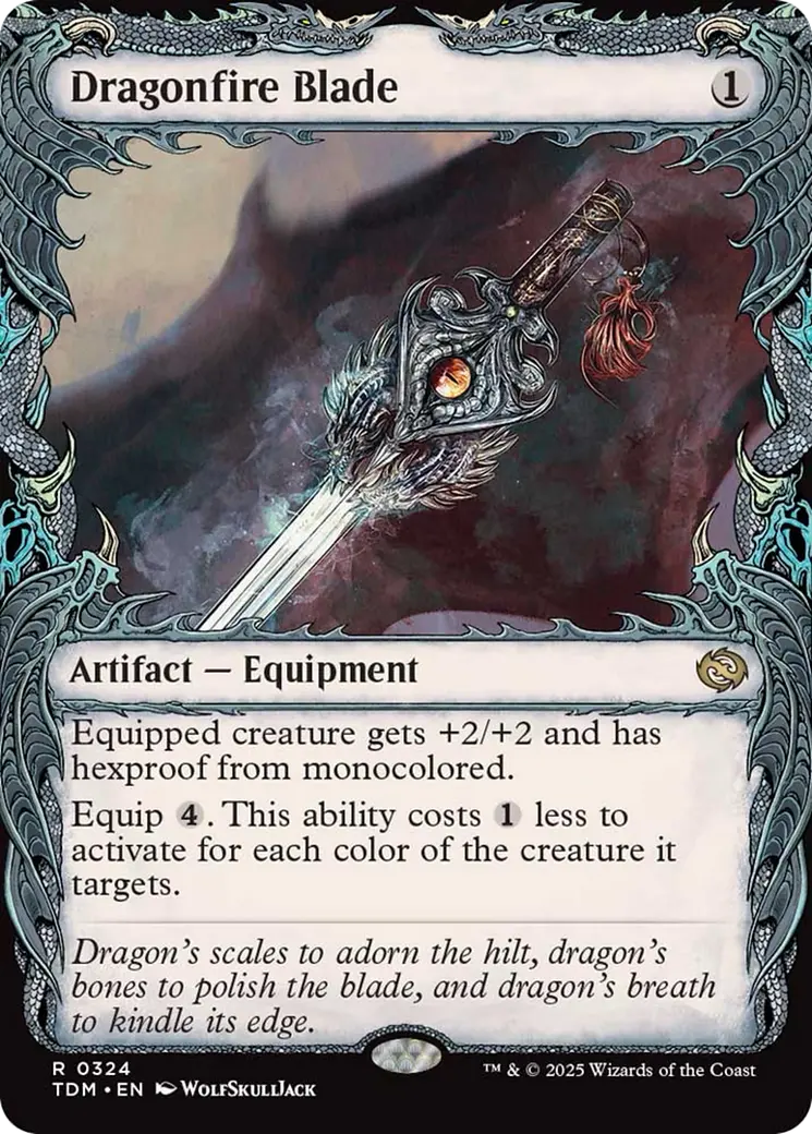 Dragonfire Blade (Showcase) [Tarkir: Dragonstorm] 1