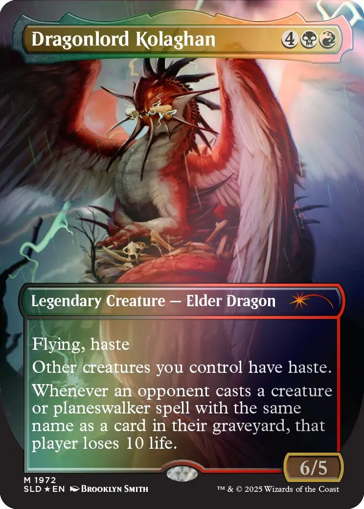 Dragonlord Kolaghan (1972) (Rainbow Foil) [Secret Lair Drop Series] 1
