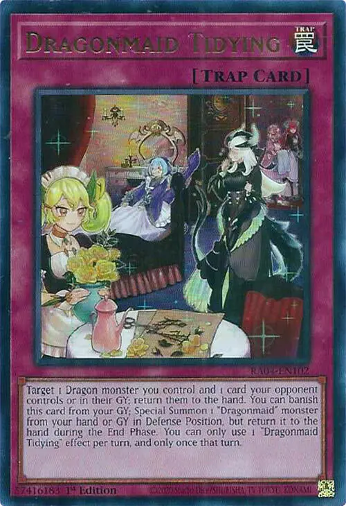 Dragonmaid Tidying [Ra04-En102] Ultra Rare 1