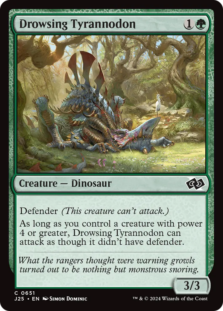 Drowsing Tyrannodon [Foundations Jumpstart] 1