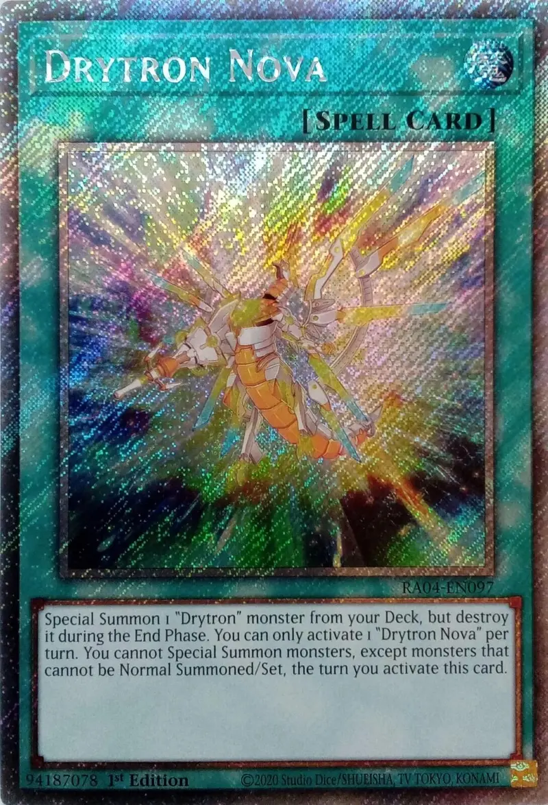 Drytron Nova [Ra04-En097] Platinum Secret Rare 1