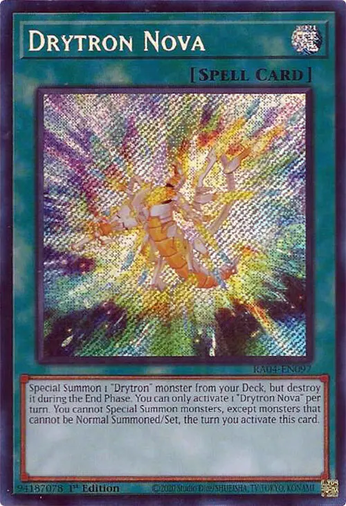 Drytron Nova [Ra04-En097] Secret Rare 1