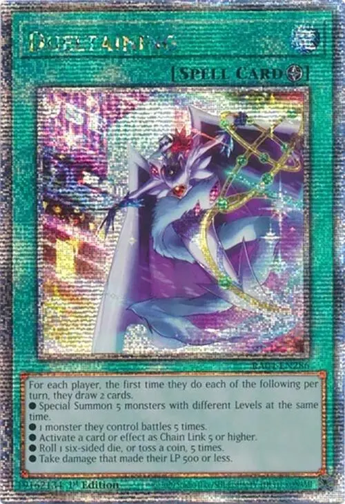 Dueltaining [Ra04-En286] Quarter Century Secret Rare 1
