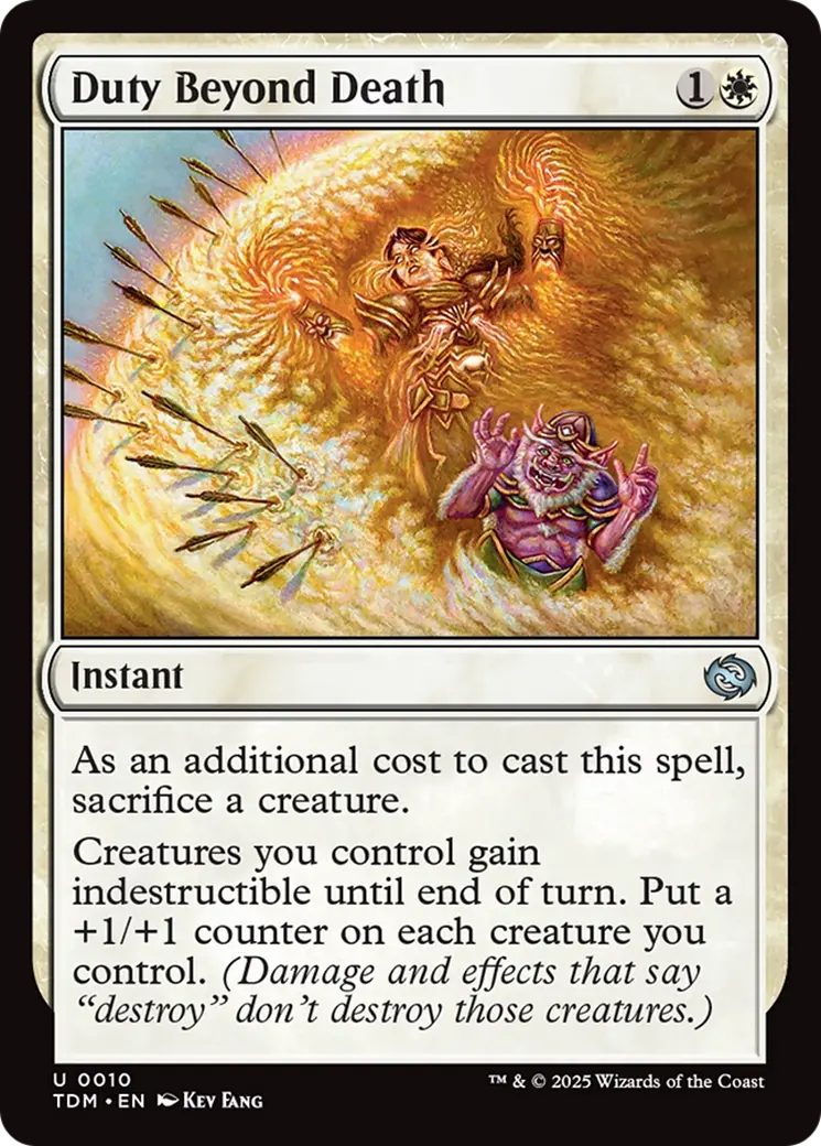 Duty Beyond Death [Tarkir: Dragonstorm] 1