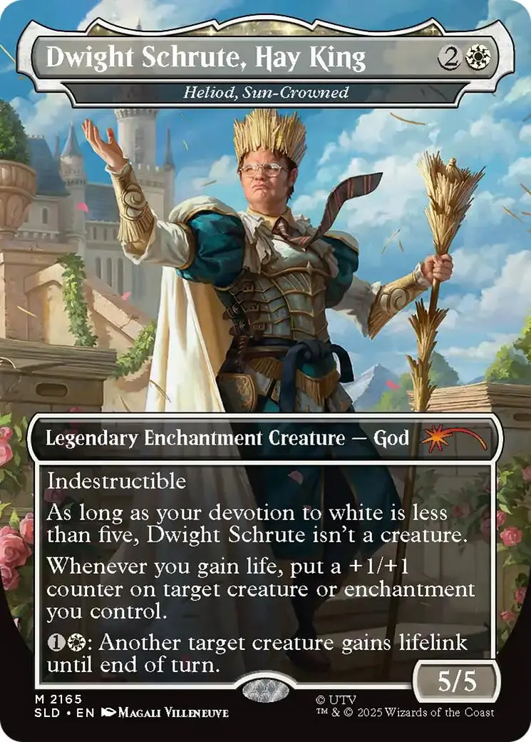 Dwight Schrute, Hay King - Heliod, Sun-Crowned [Secret Lair Drop Series] 1