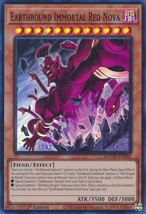 Earthbound Immortal Red Nova [Mztm-En044] Super Rare 1