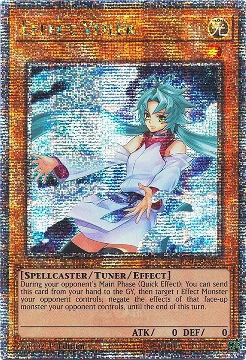Effect Veiler (New Art) [Ra04-En004] Quarter Century Secret Rare 1