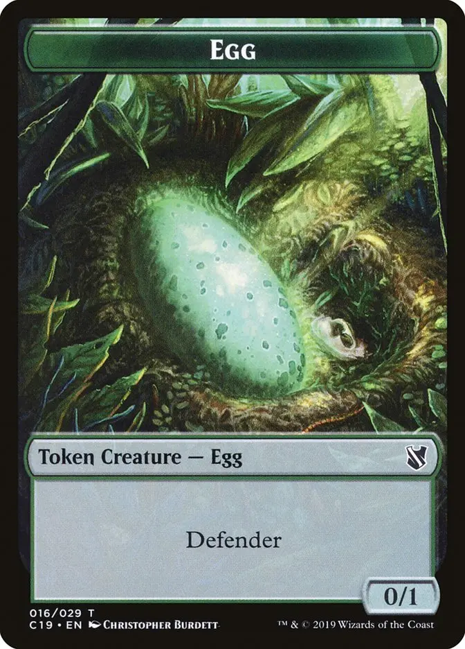 Egg Token [Commander 2019 Tokens] 1