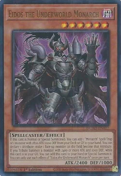 Eidos The Underworld Monarch [Duad-En017] Ultra Rare 1