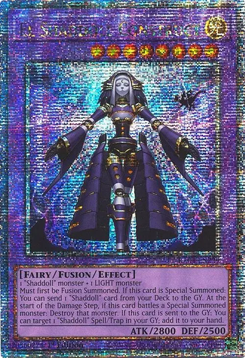 El Shaddoll Construct [Ra04-En229] Quarter Century Secret Rare 1