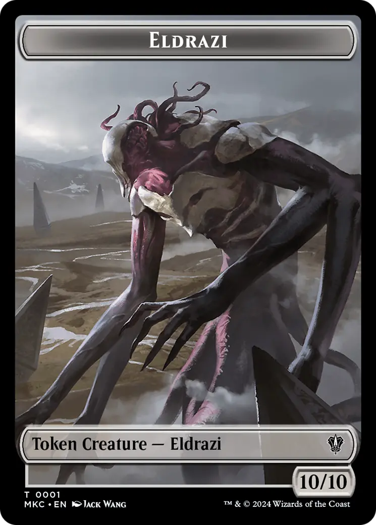 Eldrazi // Tiny Double-Sided Token [Murders At Karlov Manor Commander Tokens] 1