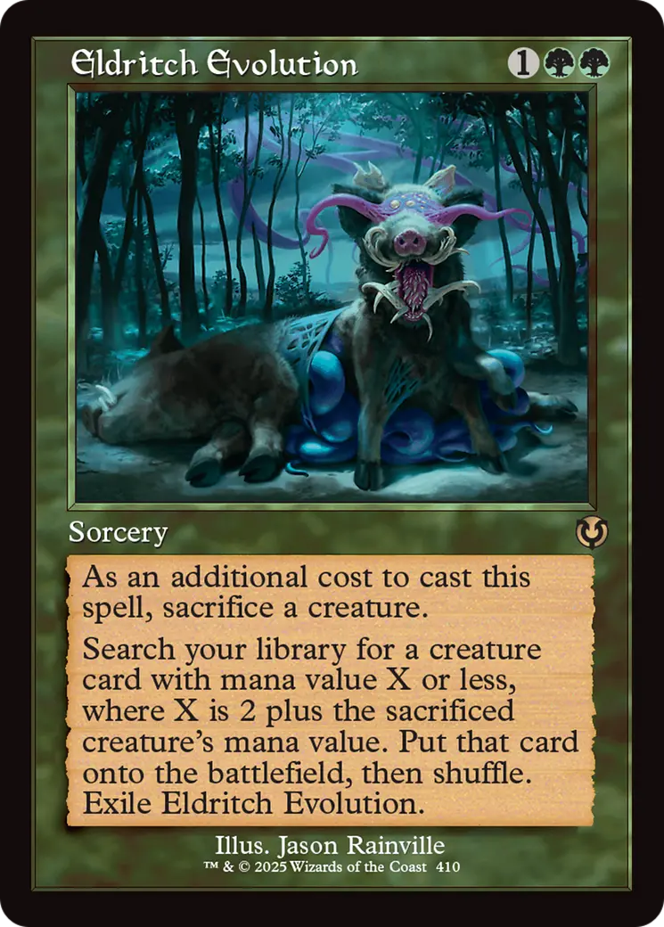 Eldritch Evolution (Retro Frame) [Innistrad Remastered] 1