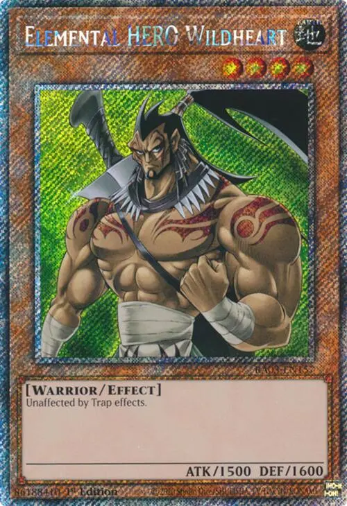 Elemental Hero Wildheart (Platinum Secret Rare) [Ra03-En157] Platinum Secret Rare 1