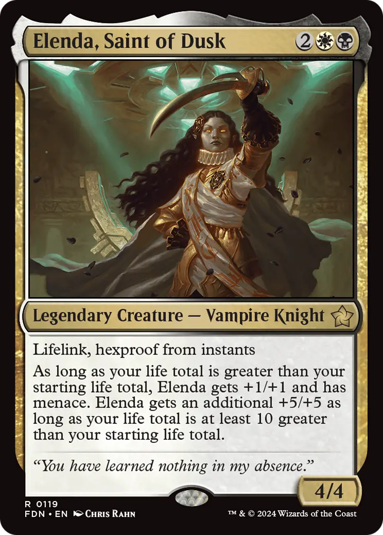 Elenda, Saint Of Dusk [Foundations] 1