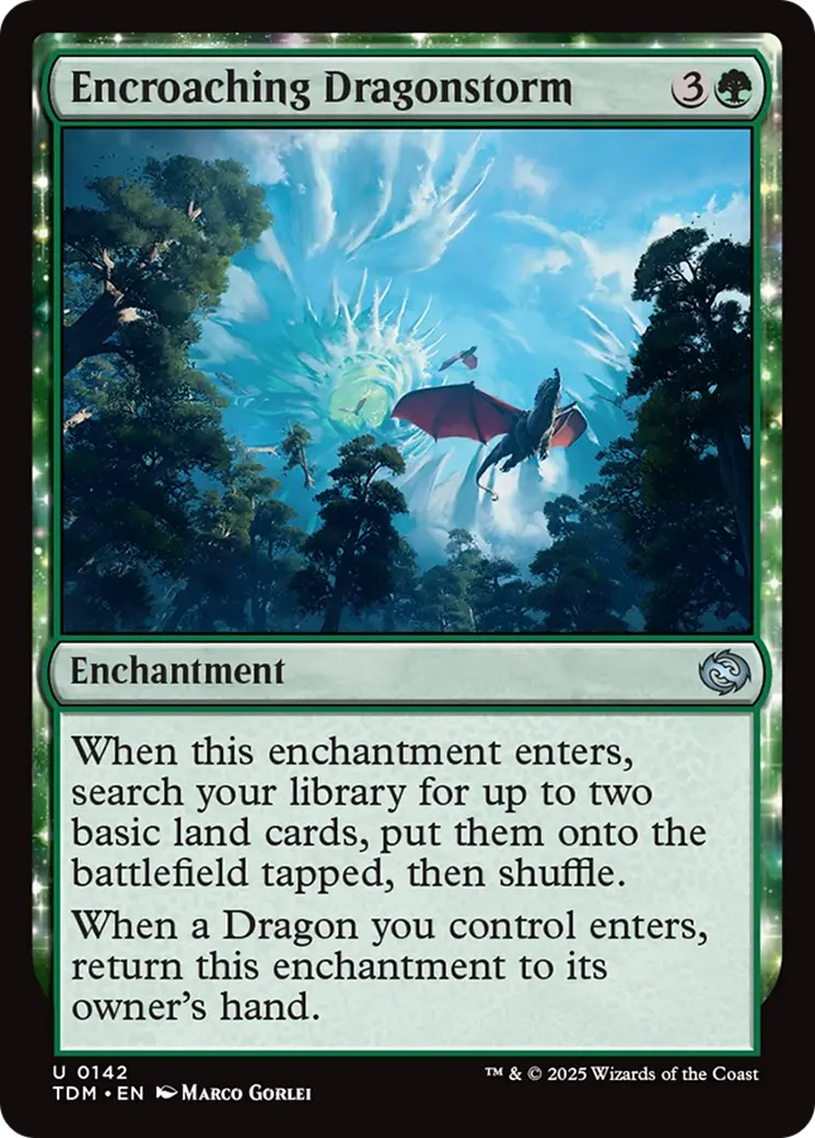 Encroaching Dragonstorm [Tarkir: Dragonstorm] 1