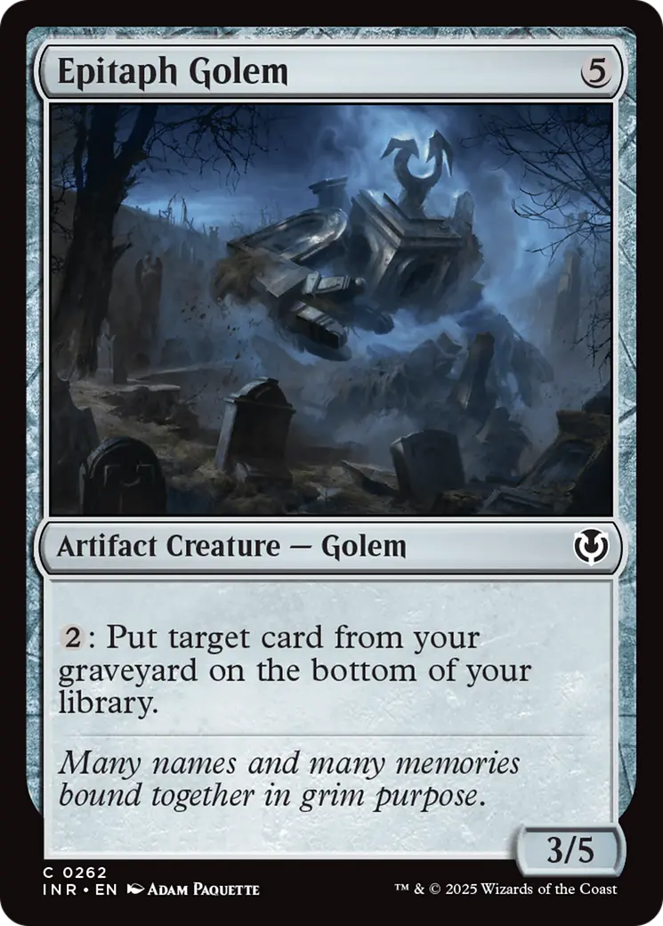 Epitaph Golem [Innistrad Remastered] 1