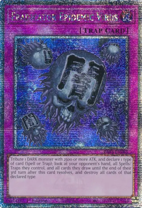 Eradicator Epidemic Virus (Quarter Century Secret Rare) [Ra03-En183] Quarter Century Secret Rare 1