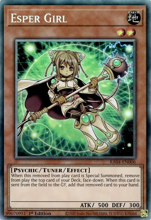 Esper Girl [Ra04-En006] Prismatic Collector's Rare 1