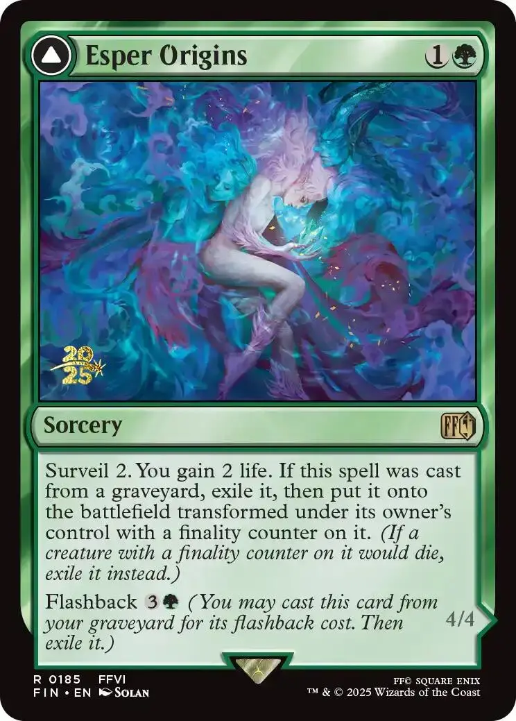 Esper Origins // Summon: Esper Maduin [Final Fantasy Prerelease Promo] 1