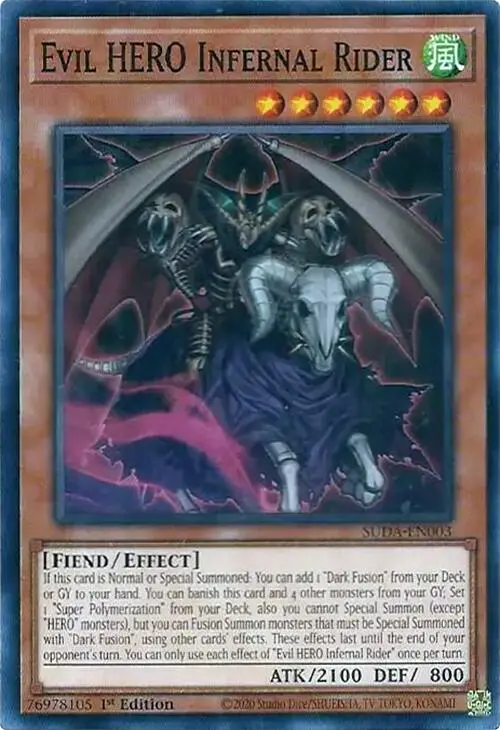 Evil Hero Infernal Rider [Suda-En003] Common 1