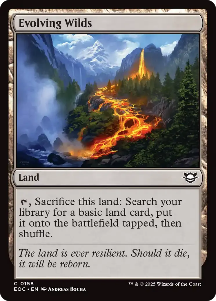 Evolving Wilds [Edge Of Eternities Commander] 1