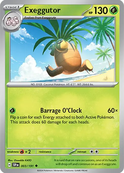 Exeggutor (003/191) [Scarlet & Violet: Surging Sparks] 1