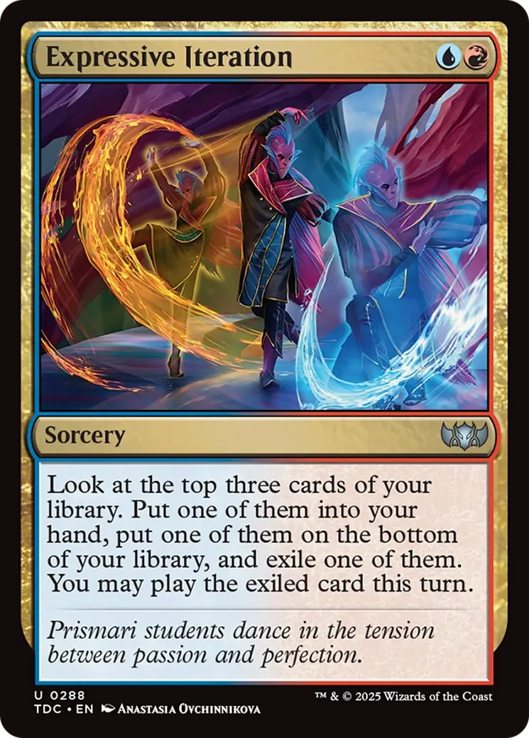 Expressive Iteration [Tarkir: Dragonstorm Commander] 1