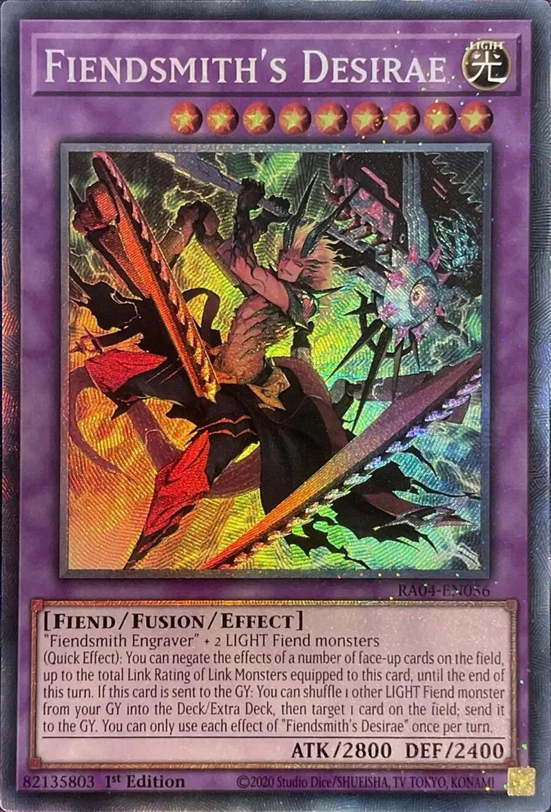 Fiendsmith's Desirae [Ra04-En056] Prismatic Collector's Rare 1