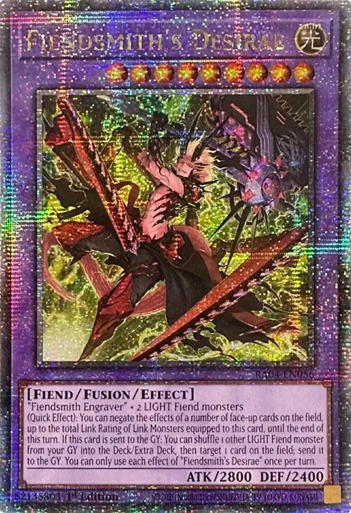 Fiendsmith's Desirae [Ra04-En056] Quarter Century Secret Rare 1