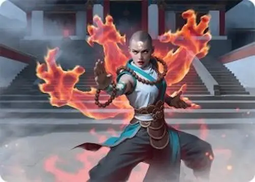 Flamehold Grappler Art Card (24/54) [Tarkir: Dragonstorm Art Series] 1
