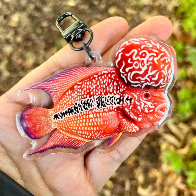 Flowerhorn Ree Dragon Keychain 1