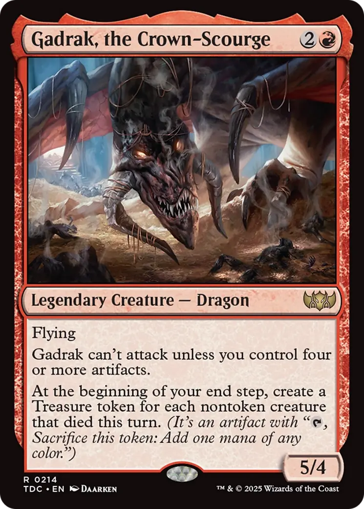 Gadrak, The Crown-Scourge [Tarkir: Dragonstorm Commander] 1