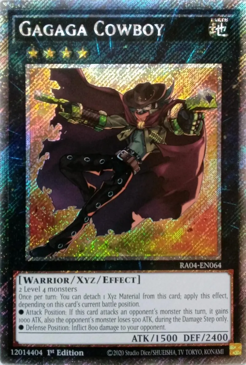 Gagaga Cowboy [Ra04-En064] Platinum Secret Rare 1