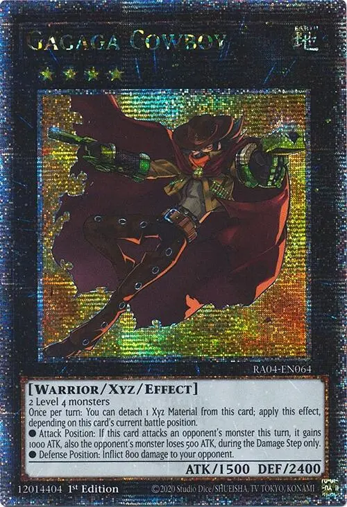 Gagaga Cowboy [Ra04-En064] Quarter Century Secret Rare 1