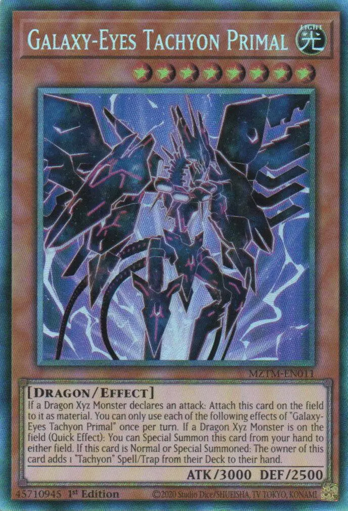Galaxy-Eyes Tachyon Primal (Collector's Rare) [Mztm-En011] Collector's Rare 1