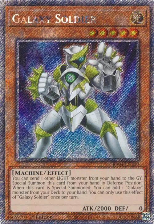 Galaxy Soldier [Ra04-En219] Platinum Secret Rare 1