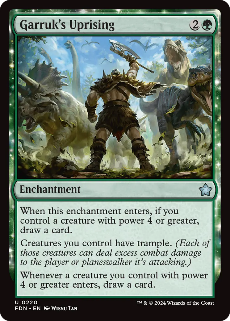Garruk's Uprising [Foundations] 1