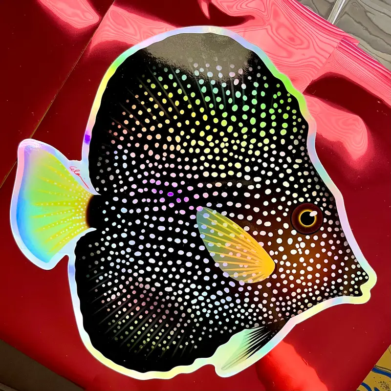 Gem Tang Sticker/ 10” Holographic 1