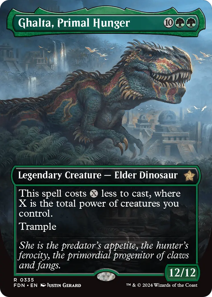 Ghalta, Primal Hunger (Borderless) [Foundations] 1