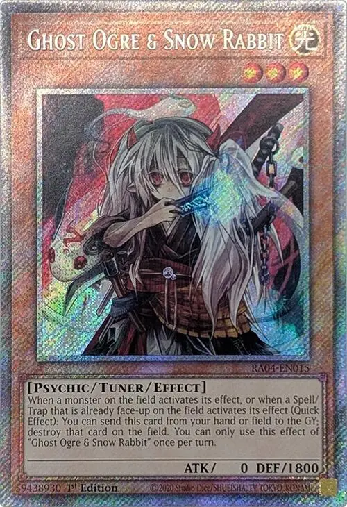 Ghost Ogre & Snow Rabbit [Ra04-En015] Platinum Secret Rare 1