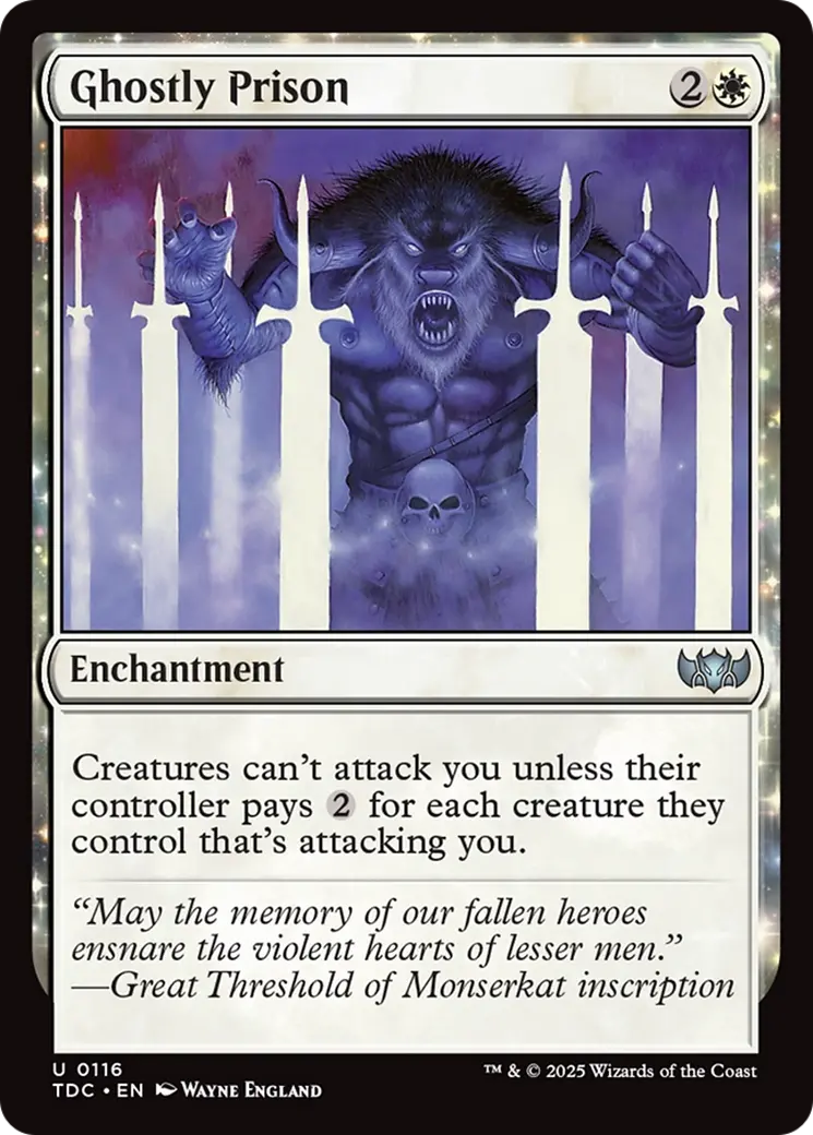 Ghostly Prison [Tarkir: Dragonstorm Commander] 1