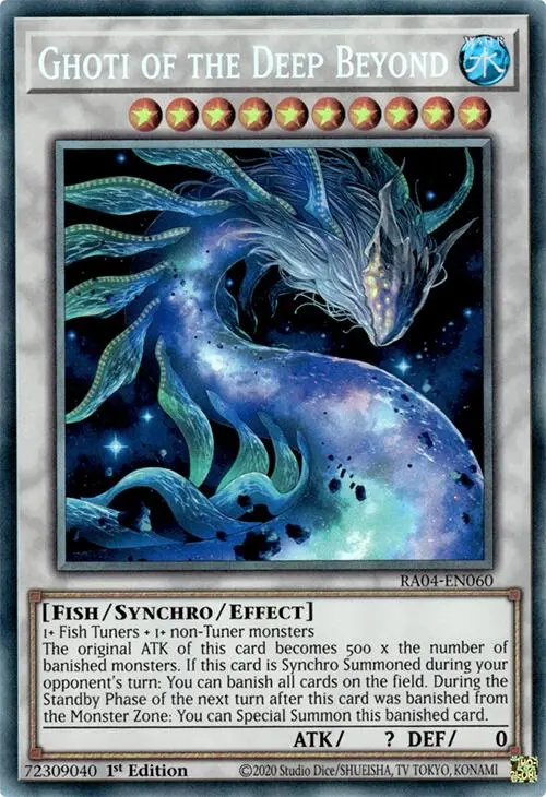 Ghoti Of The Deep Beyond [Ra04-En060] Prismatic Collector's Rare 1
